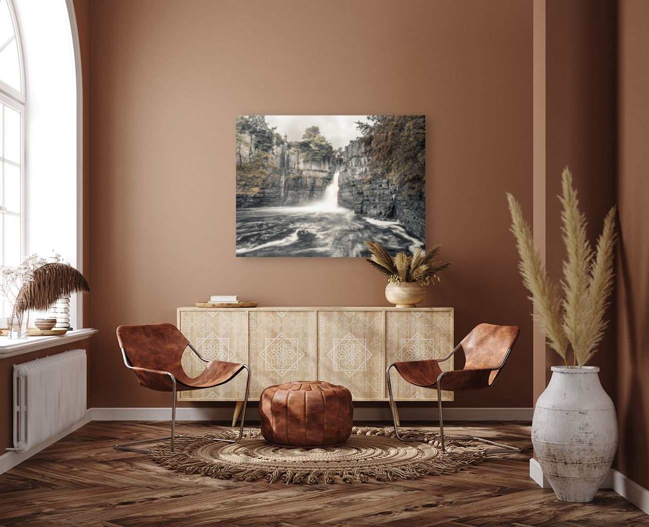 High Force waterfall North Pennines Yorkshire UK Reproduction