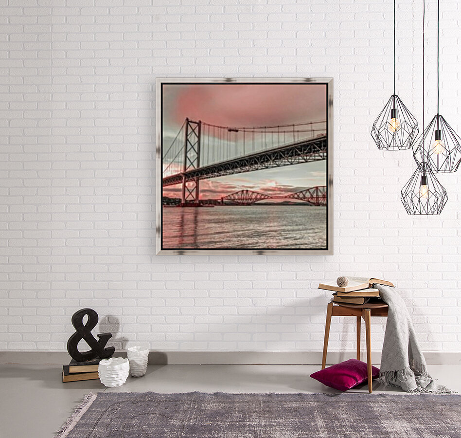 Forth Road Birdge at dusk Reproduction