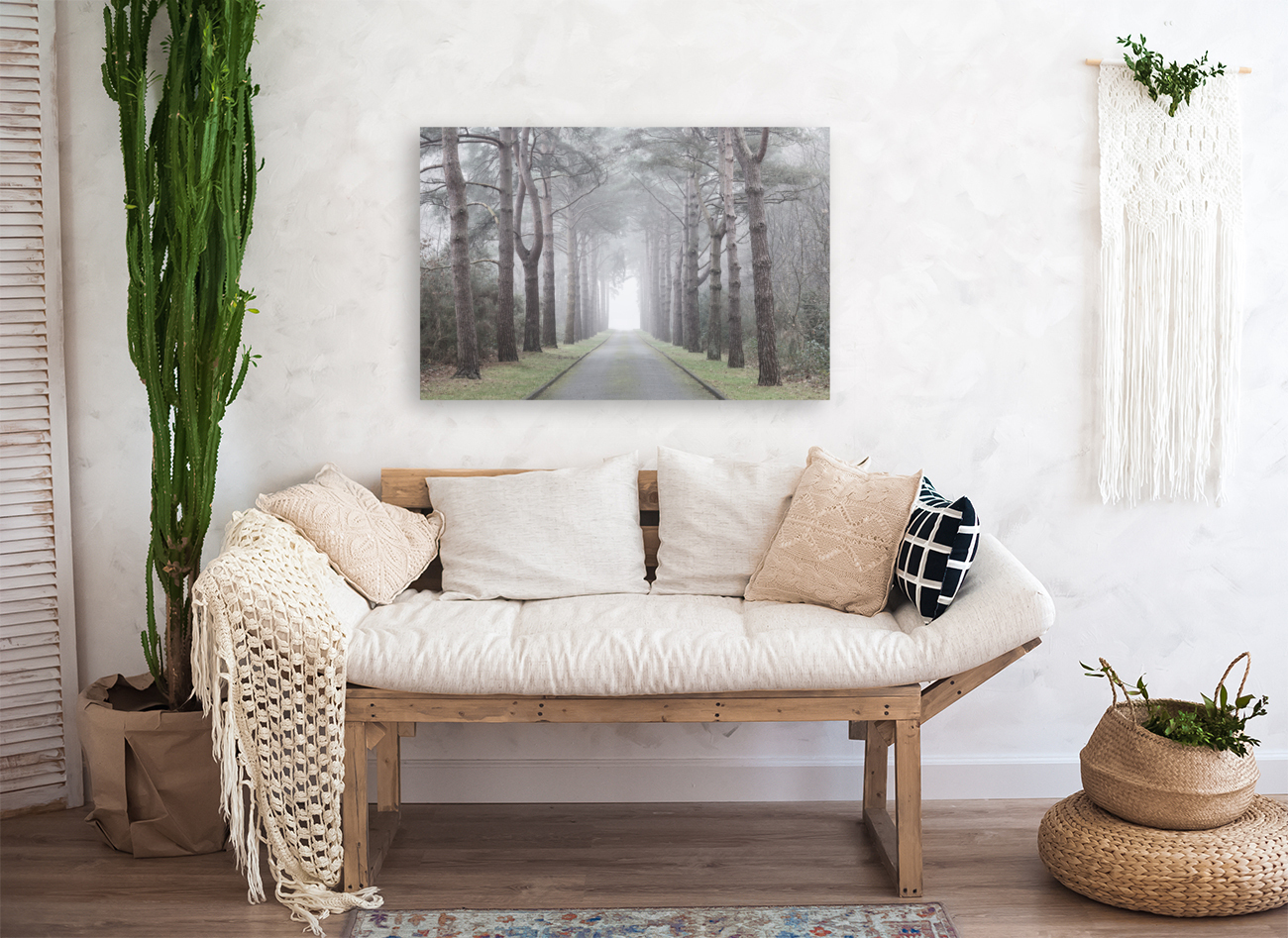 Road Through Trees Reproduction
