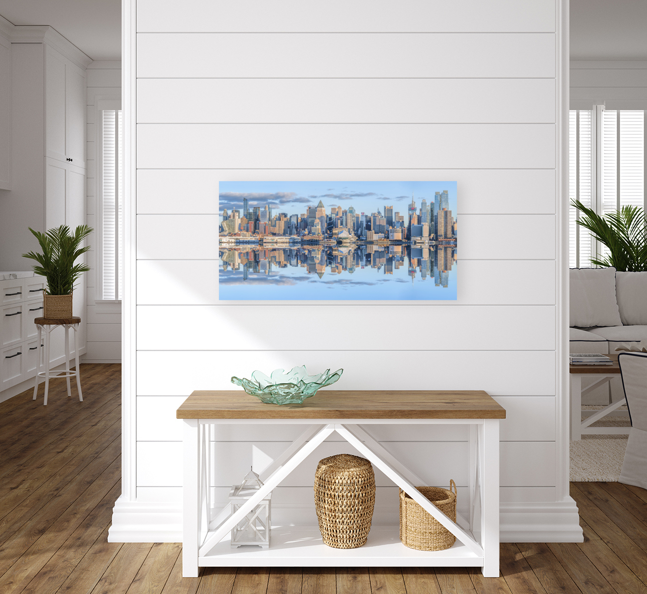 Lower Manhattan skyline Reproduction