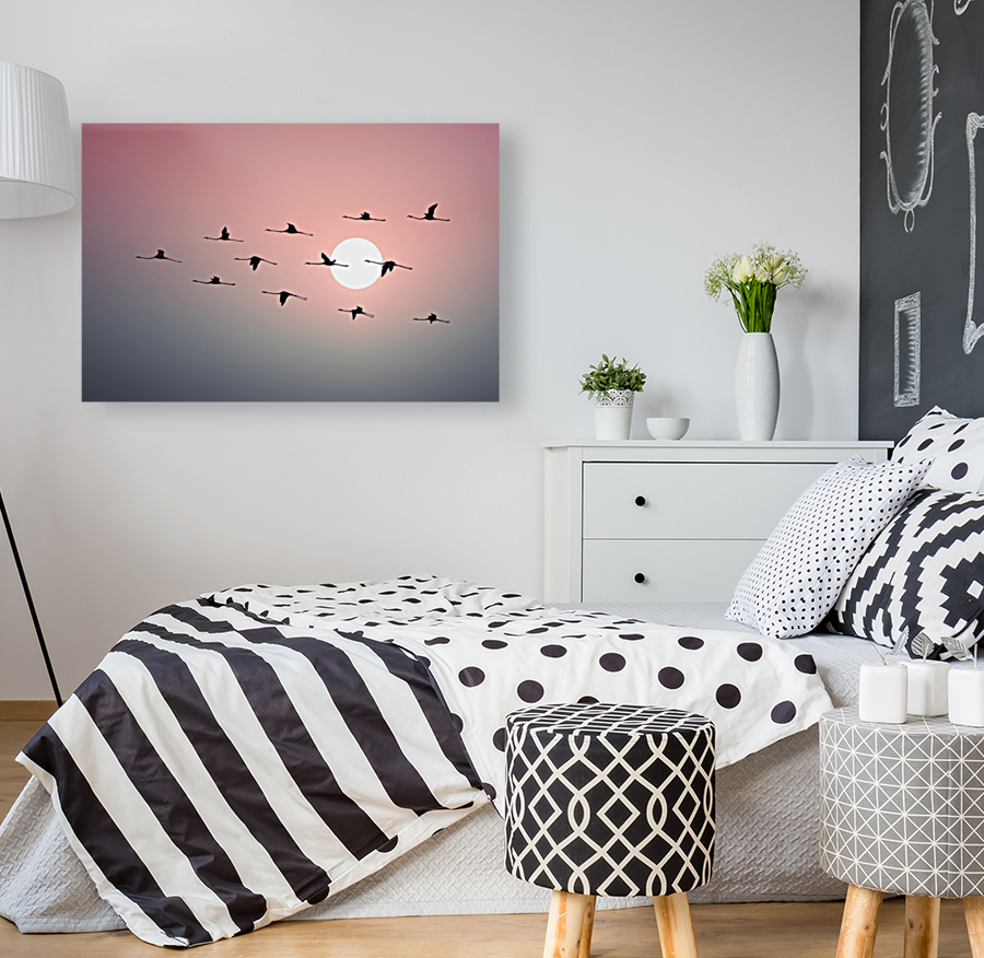 Flamingo Sunset Reproduction