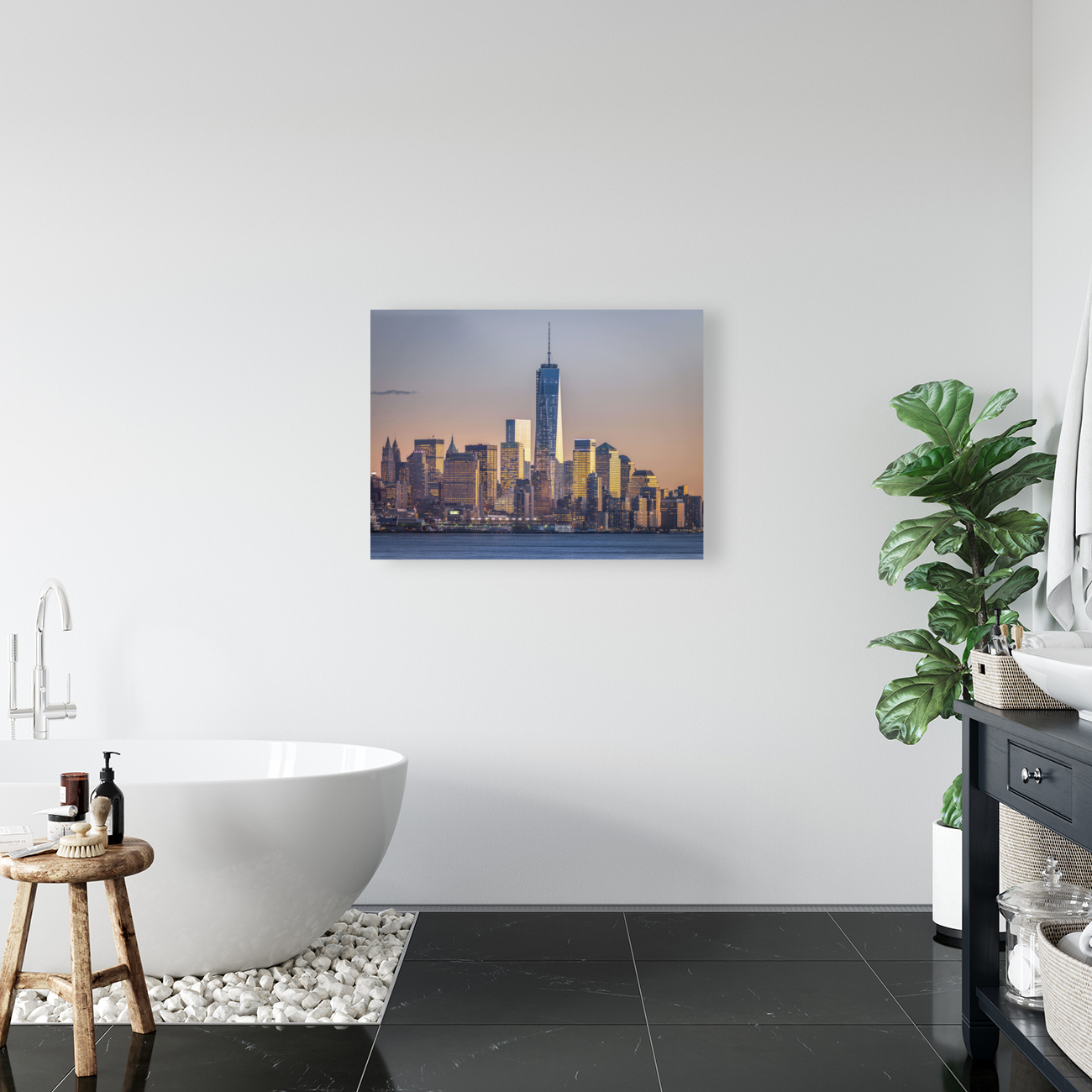 Manhattan Twilight Reproduction