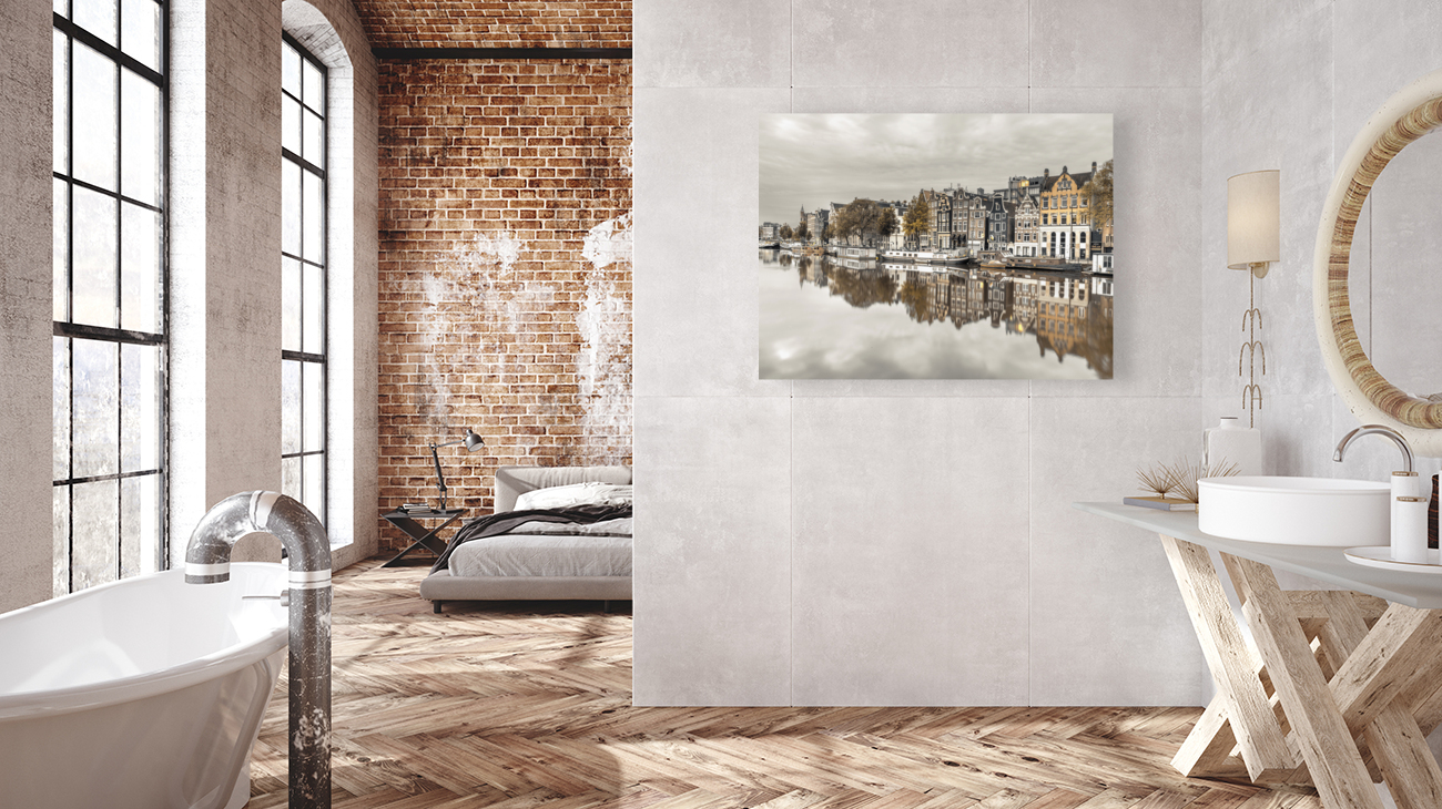Amsterdam reflections Reproduction