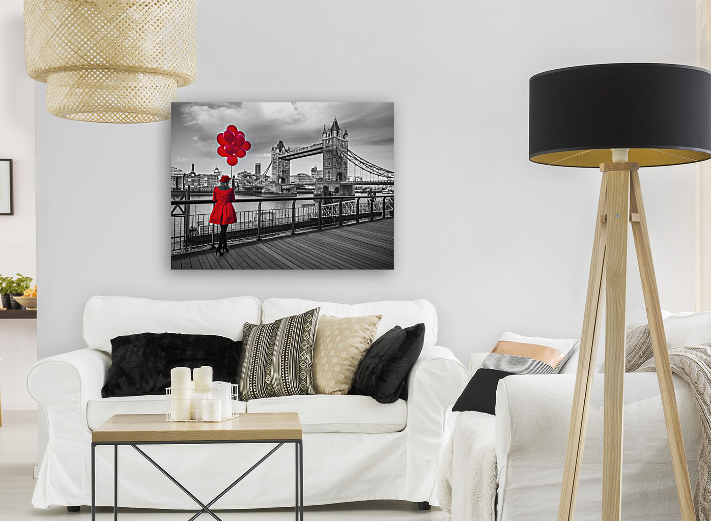 Red Balloons Reproduction