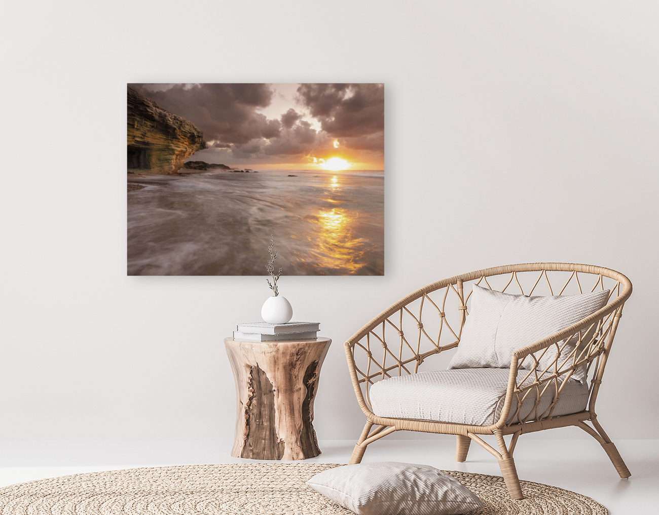Beach Sunset Reproduction