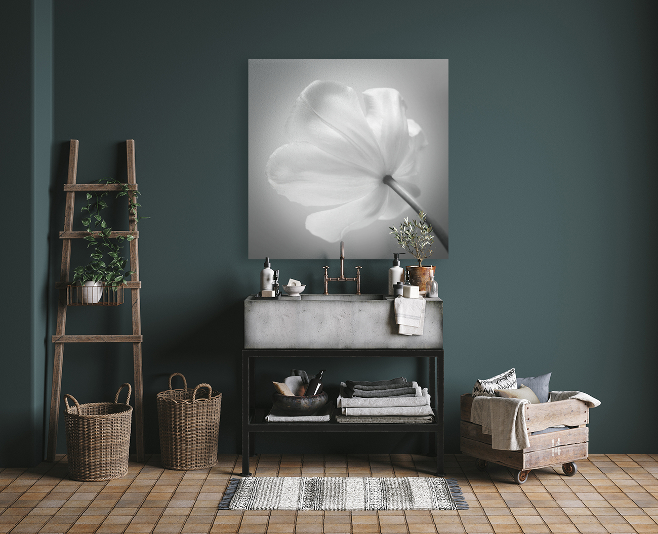 White Tulip Reproduction