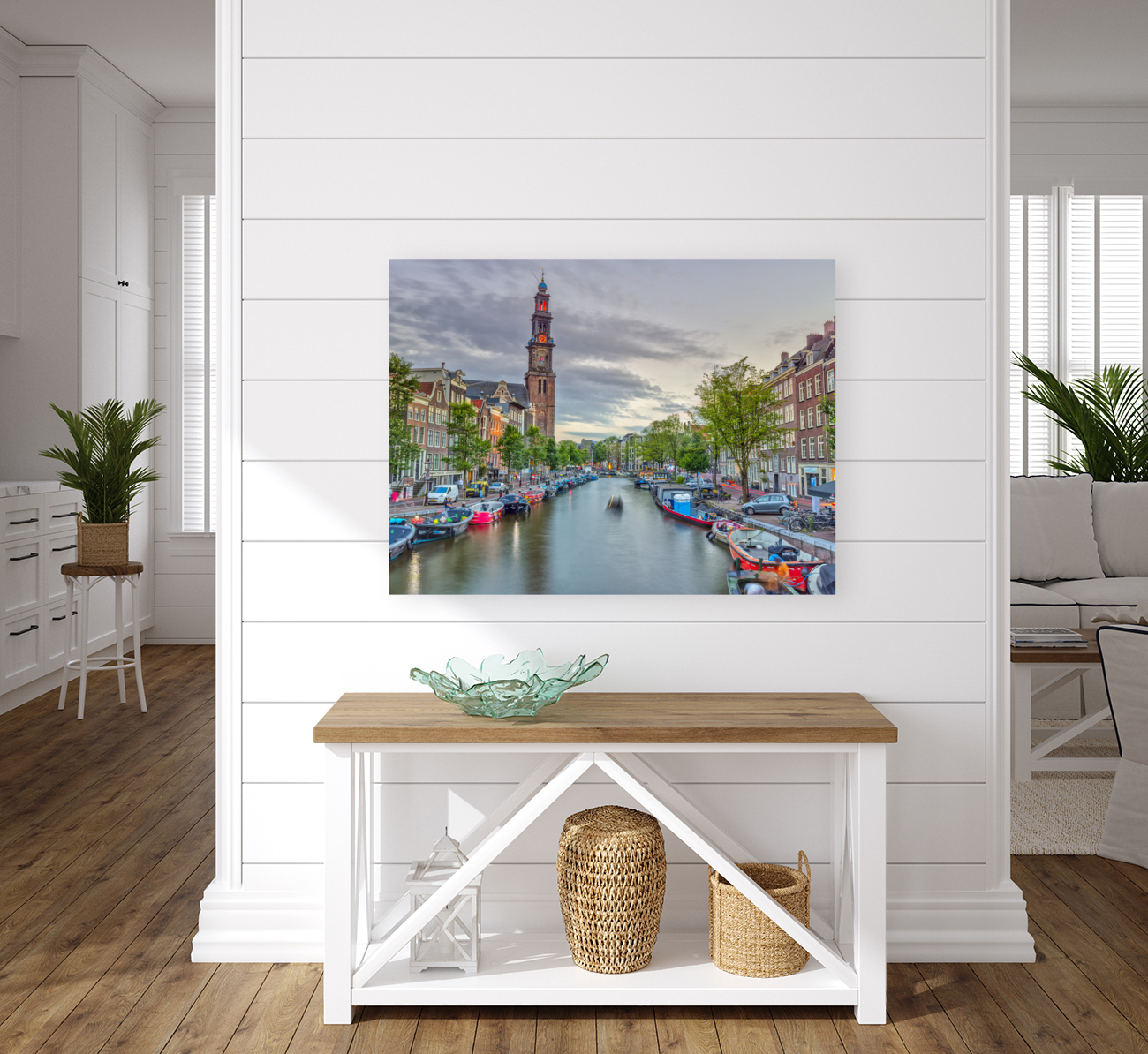 Amsterdam Canal Reproduction