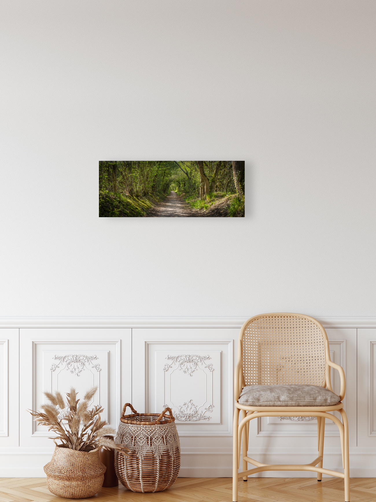 Road through forest Reproduction