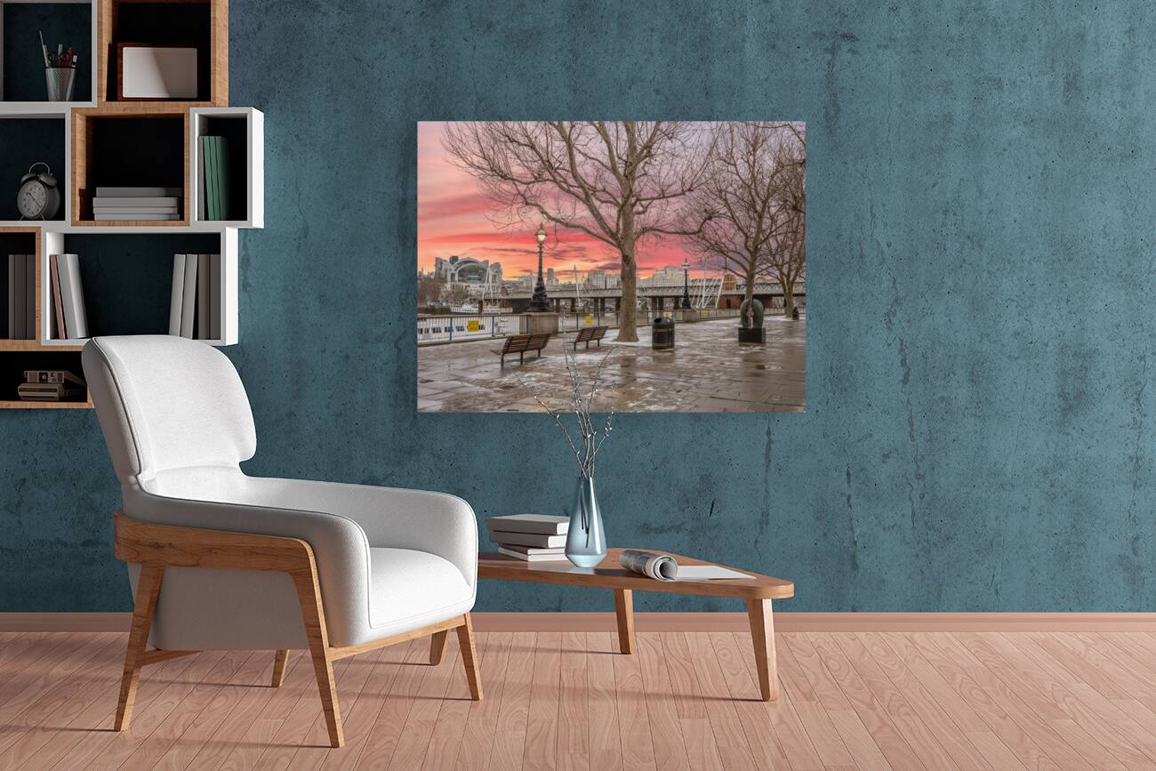 Southbank Sunset Reproduction