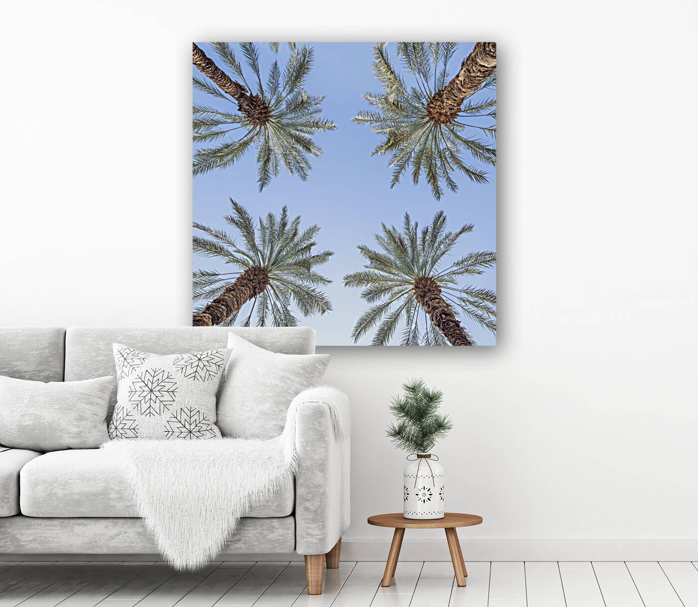 Swaying Palm Trees Reproduction