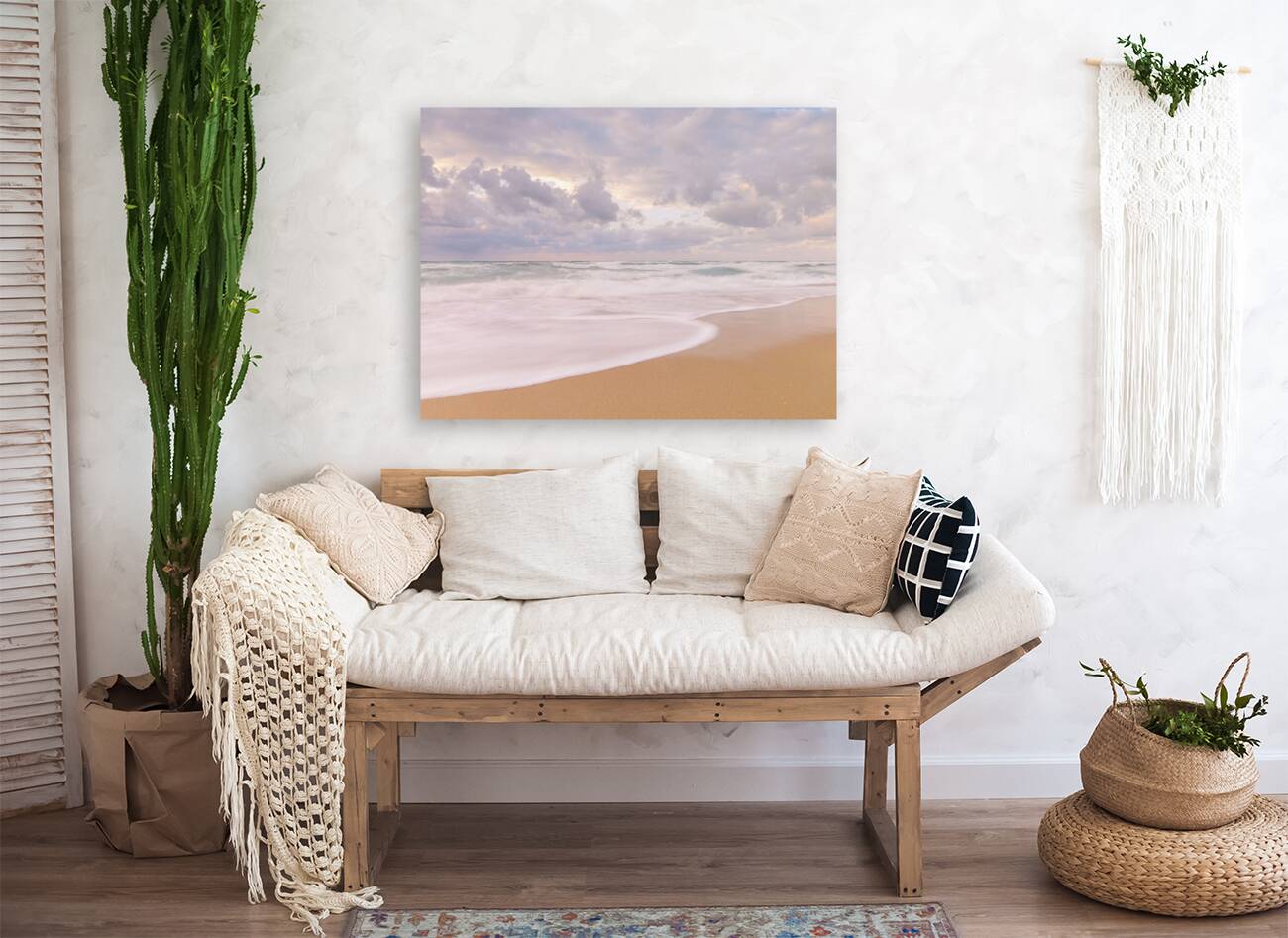 Tranquil beach Reproduction