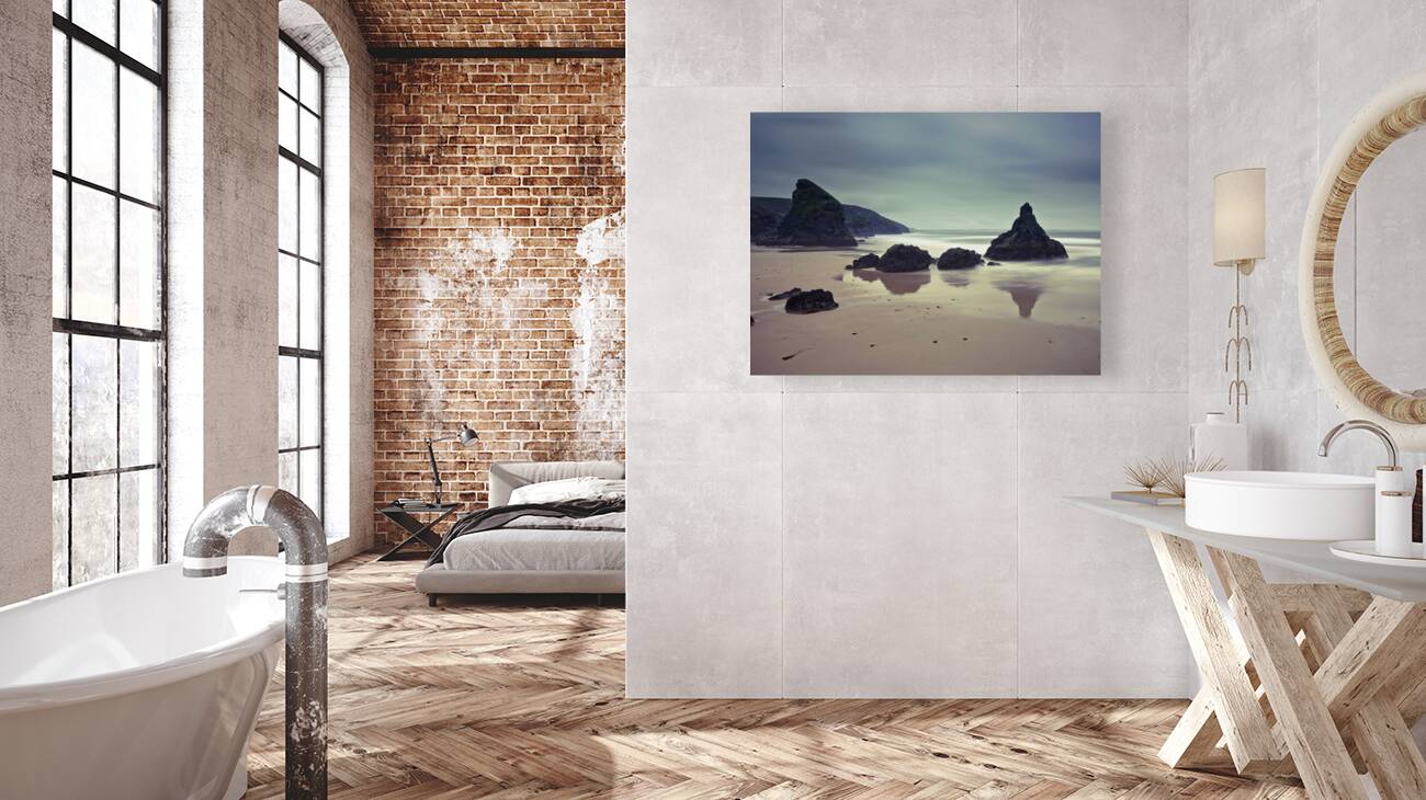 Bedruthan Steps Beach Reproduction