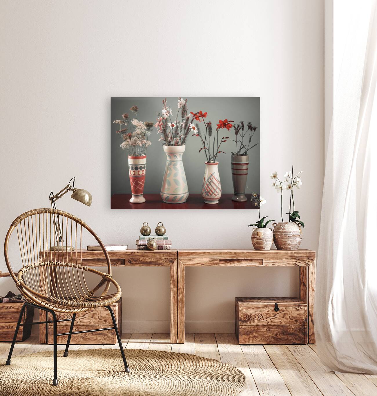 Mixed Flowers Reproduction
