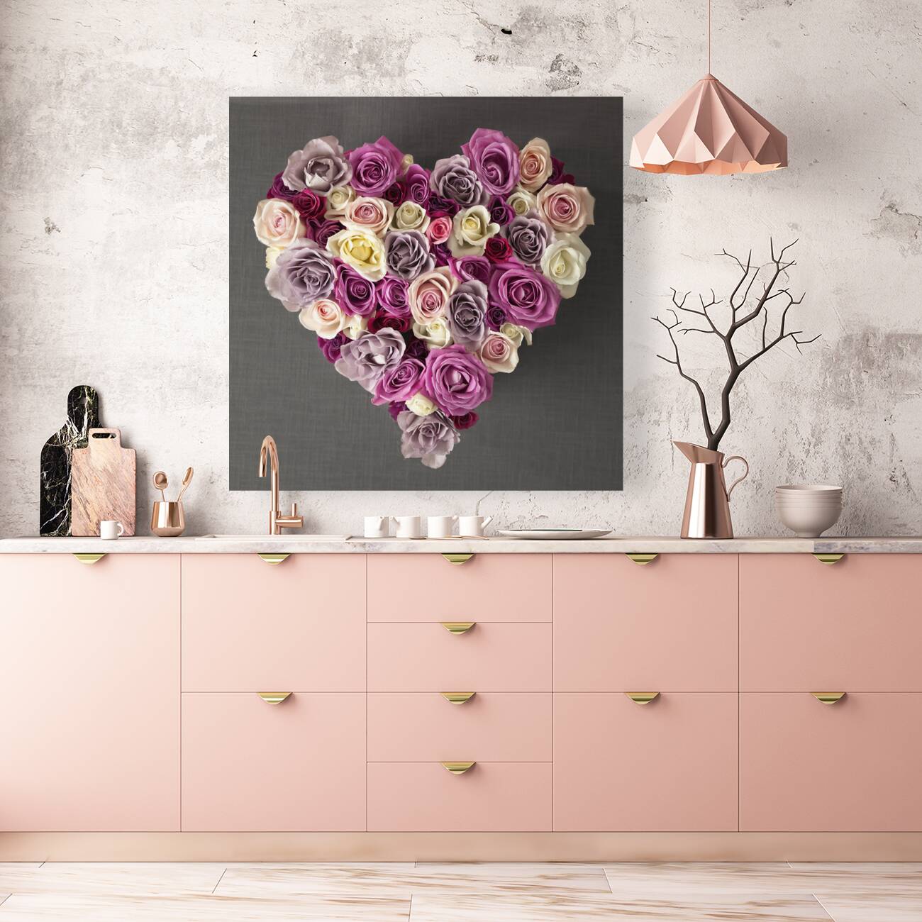 Rose Heart Reproduction