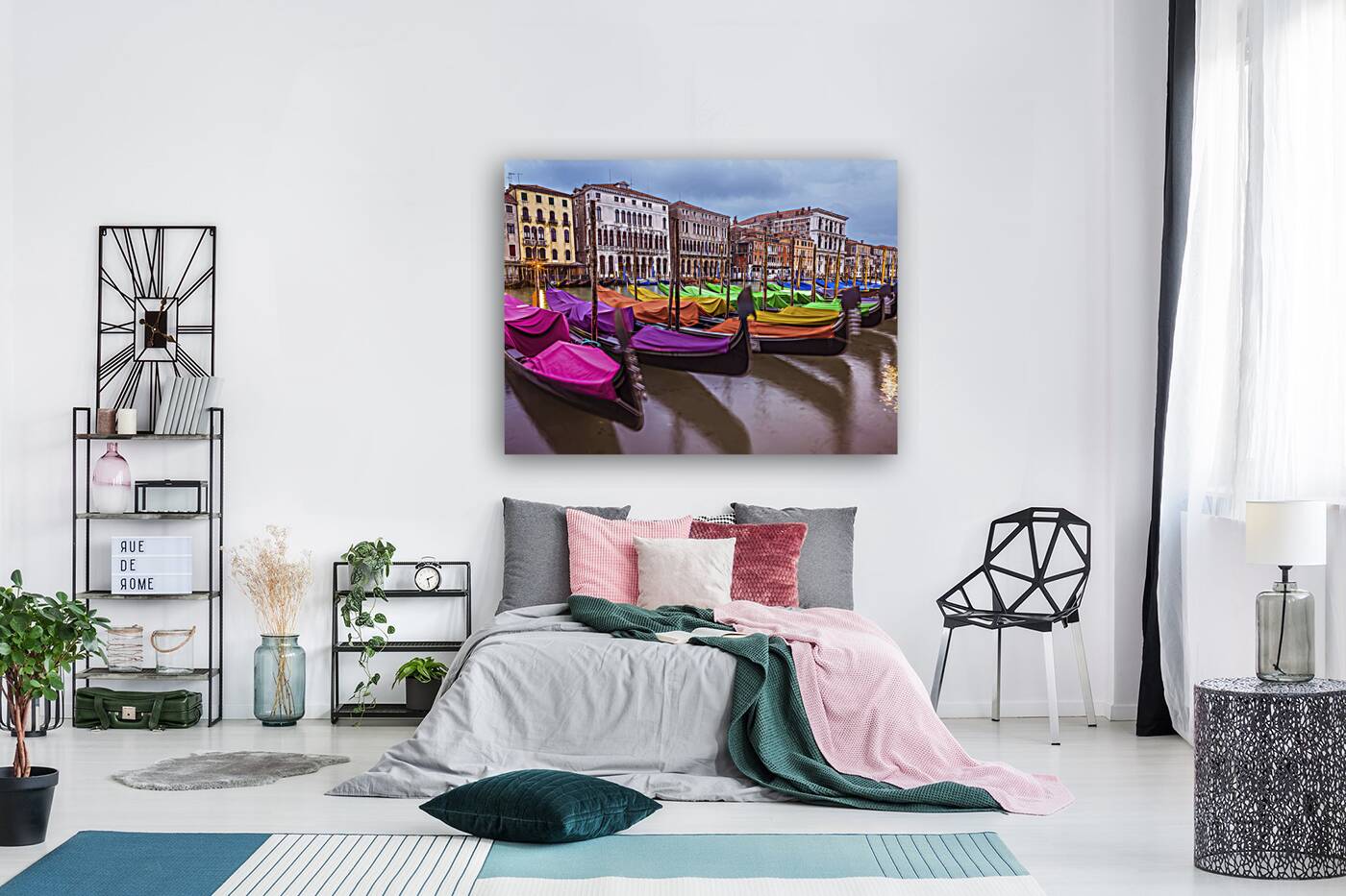 Multicolored Gondolas Reproduction