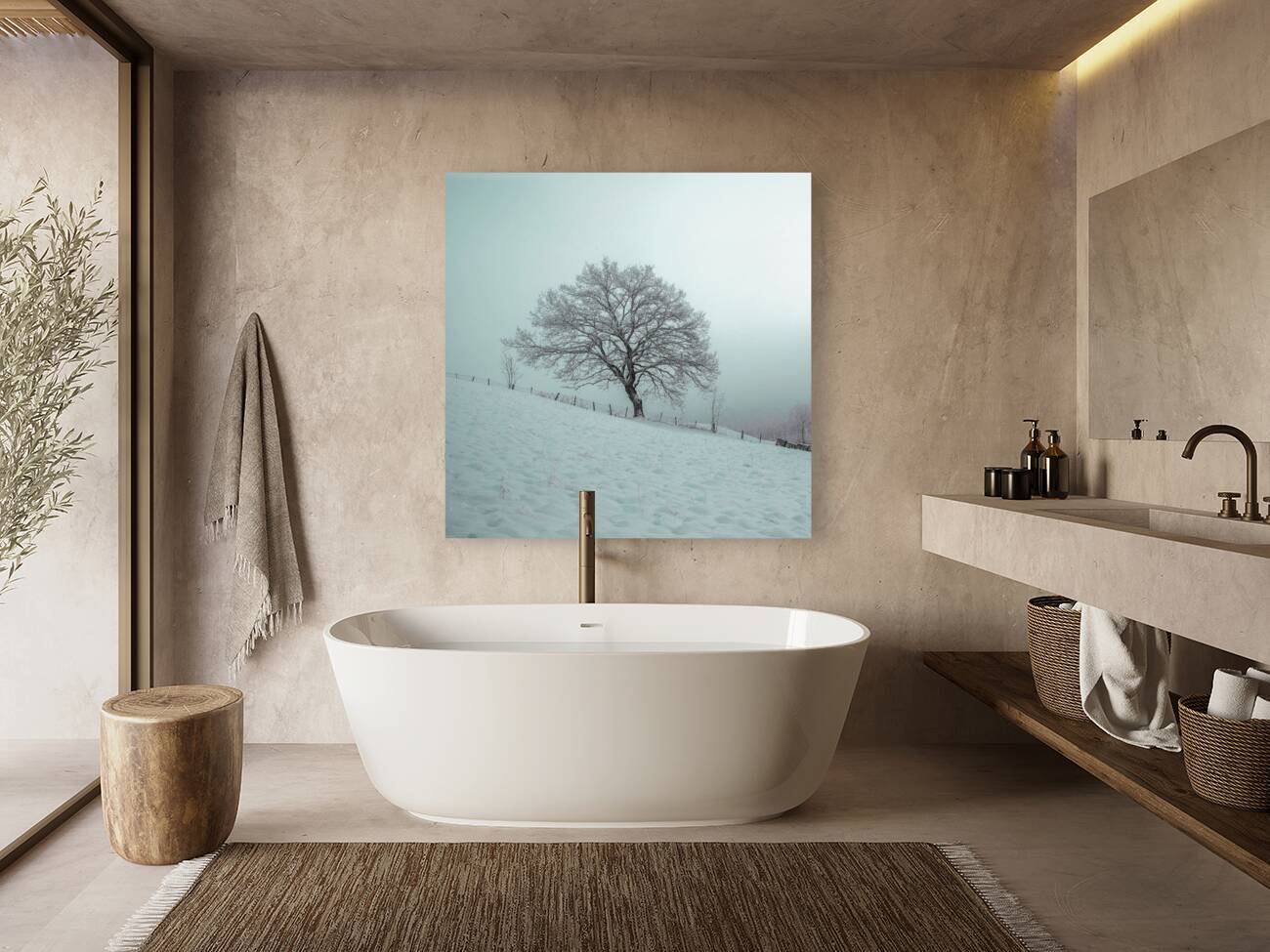 Winter Solitude Reproduction