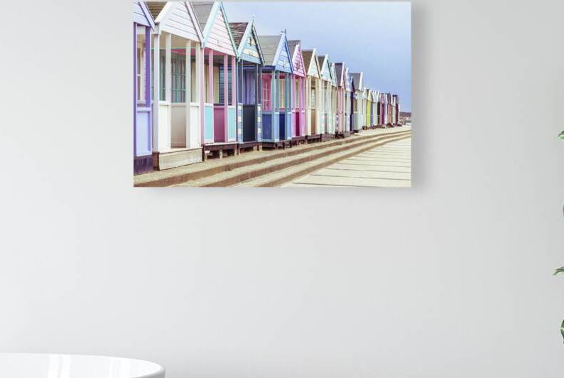 Vibrant Beach Huts by Assaf Frank