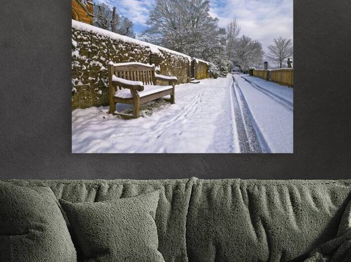 Winter Bench Reproduction