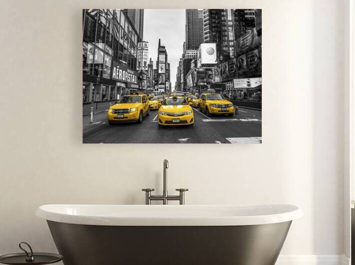 Taxi on Broadway by Assaf Frank