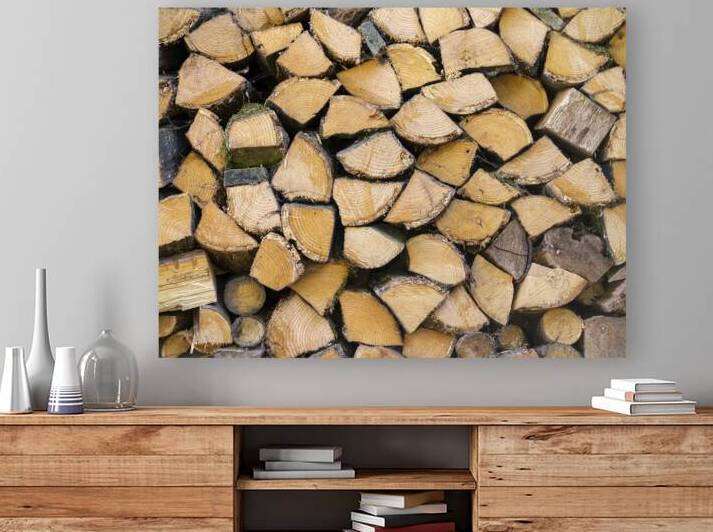 Wood logs by Assaf Frank