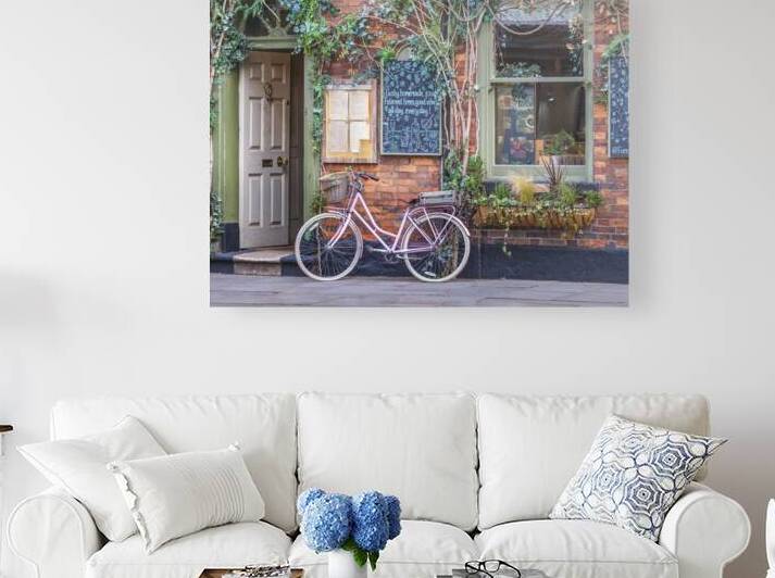 Bicycle outside a cafe York by Assaf Frank