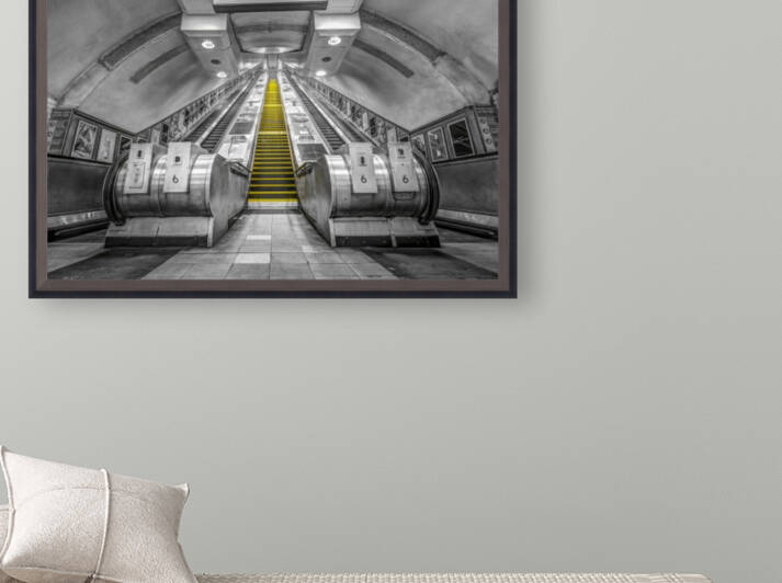Subway Escalators by Assaf Frank