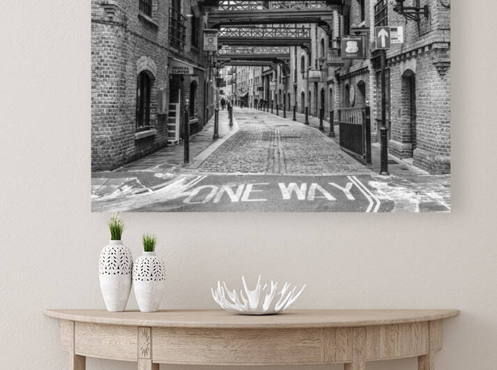 Cobbled Street by Assaf Frank