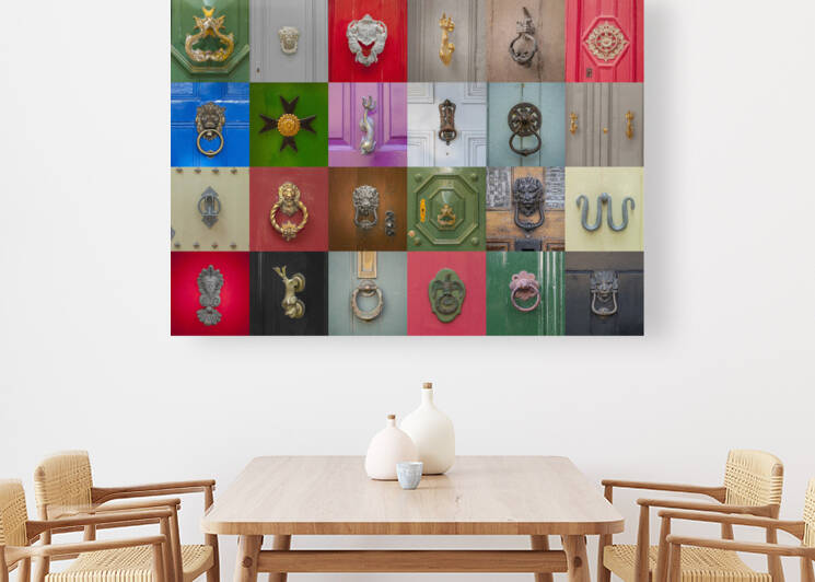 Doorknobs Collage by Assaf Frank