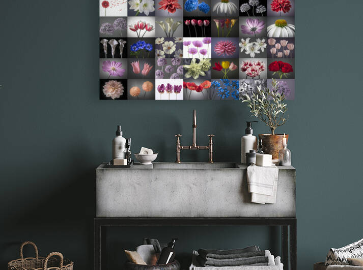 Flowers Collage Reproduction