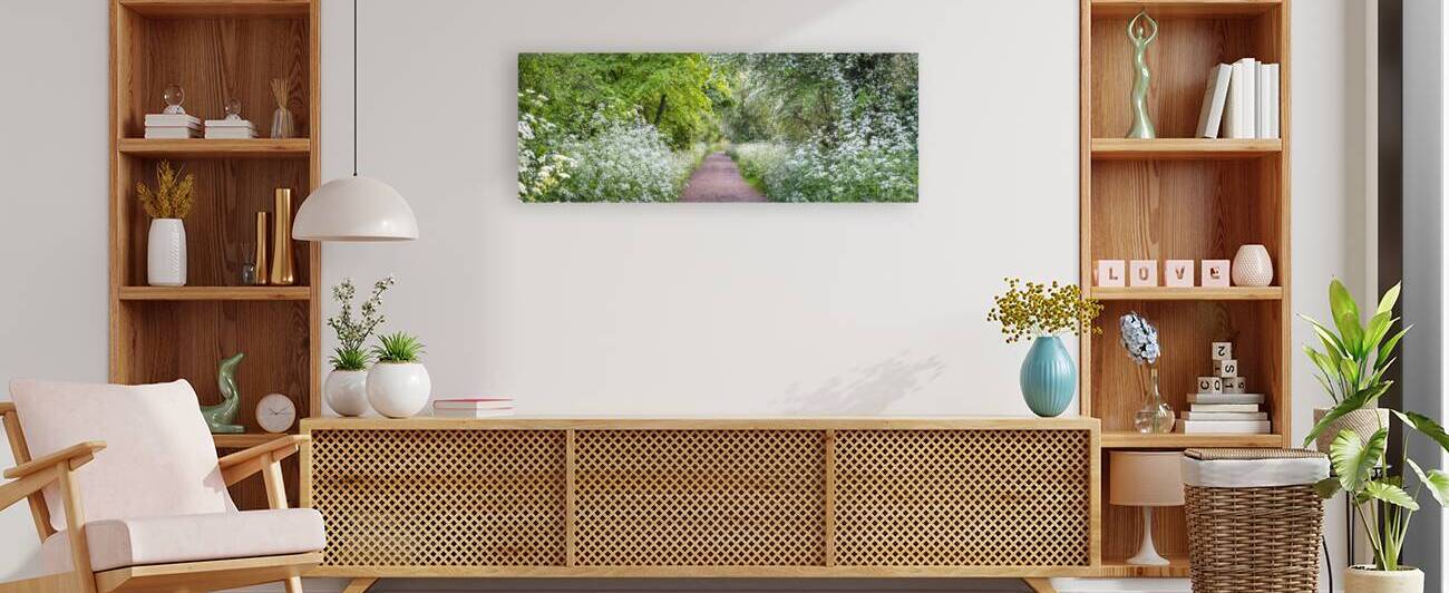Woodland spring path Reproduction