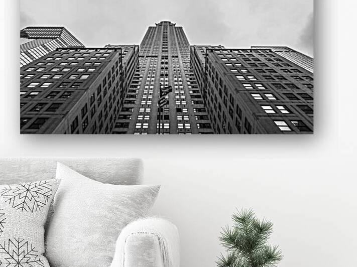 Looking at the Skyscrapers Reproduction