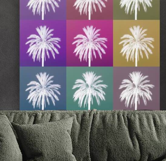 Colourful Palms Reproduction