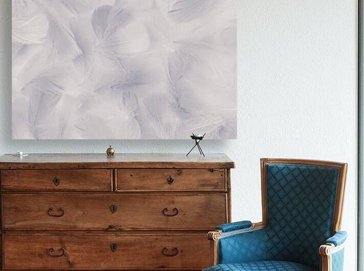 Gentle Plumes - Cream by Assaf Frank