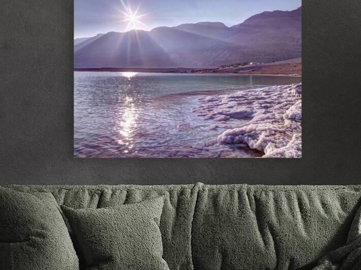Sunset at the dead sea by Assaf Frank