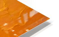 Orange oil patterns HD Metal print