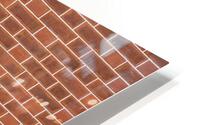 Brown Terracotta Brickwall HD Metal print