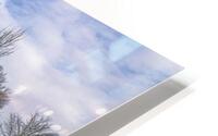 Winter Bench HD Metal print