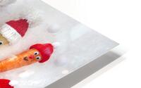 Fun Christmas Veg HD Metal print