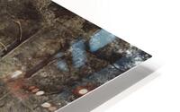 Trees by a lake HD Metal print