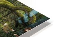 A World in Green HD Metal print