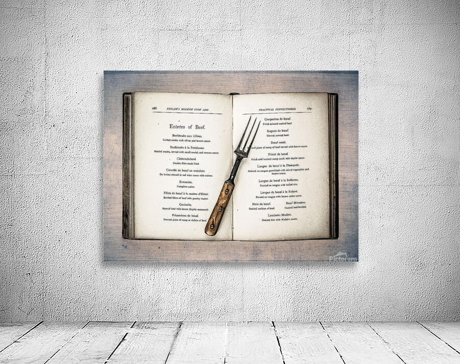 Old cookery book Wall Preview