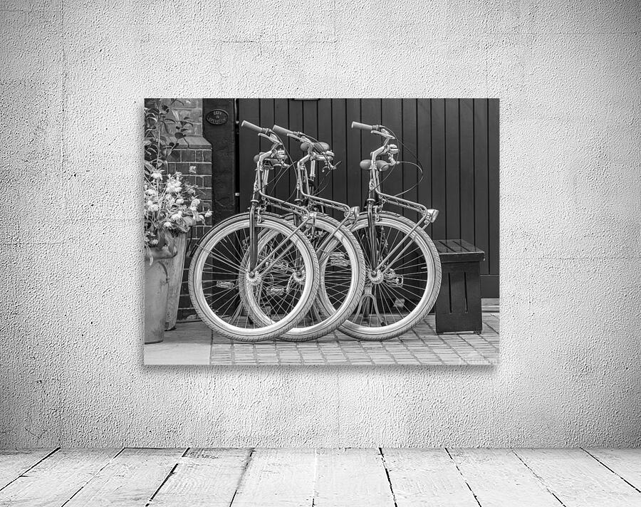 Cycles parked outside Wall Preview
