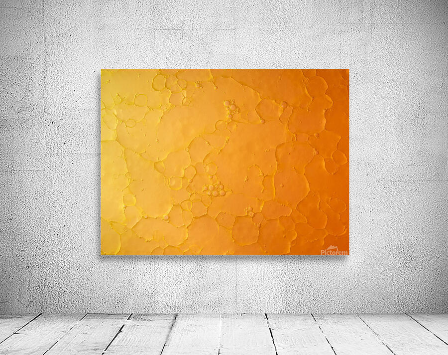Orange oil patterns Wall Preview
