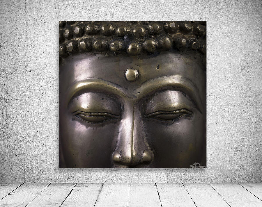 Bronze Buddha Head Wall Preview