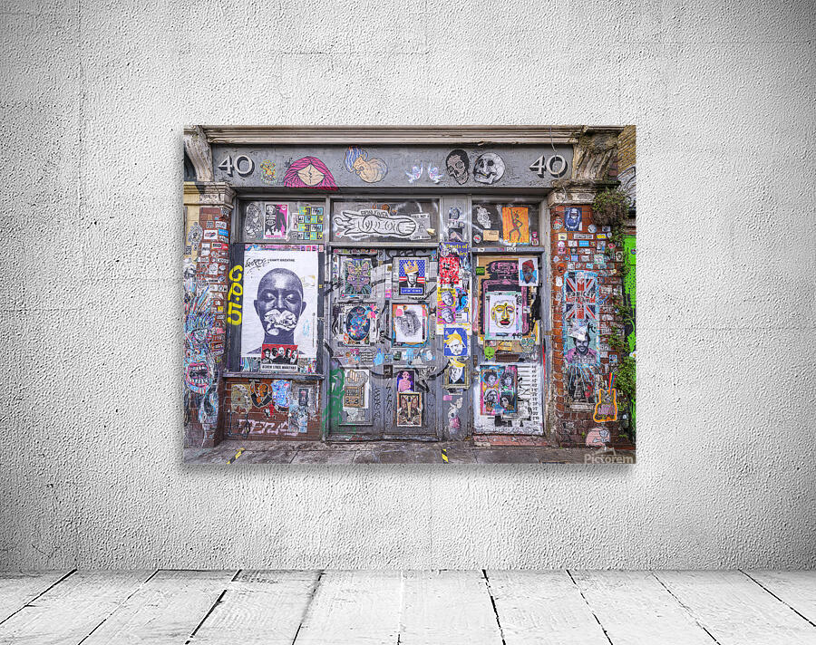 Graffiti lane Wall Preview