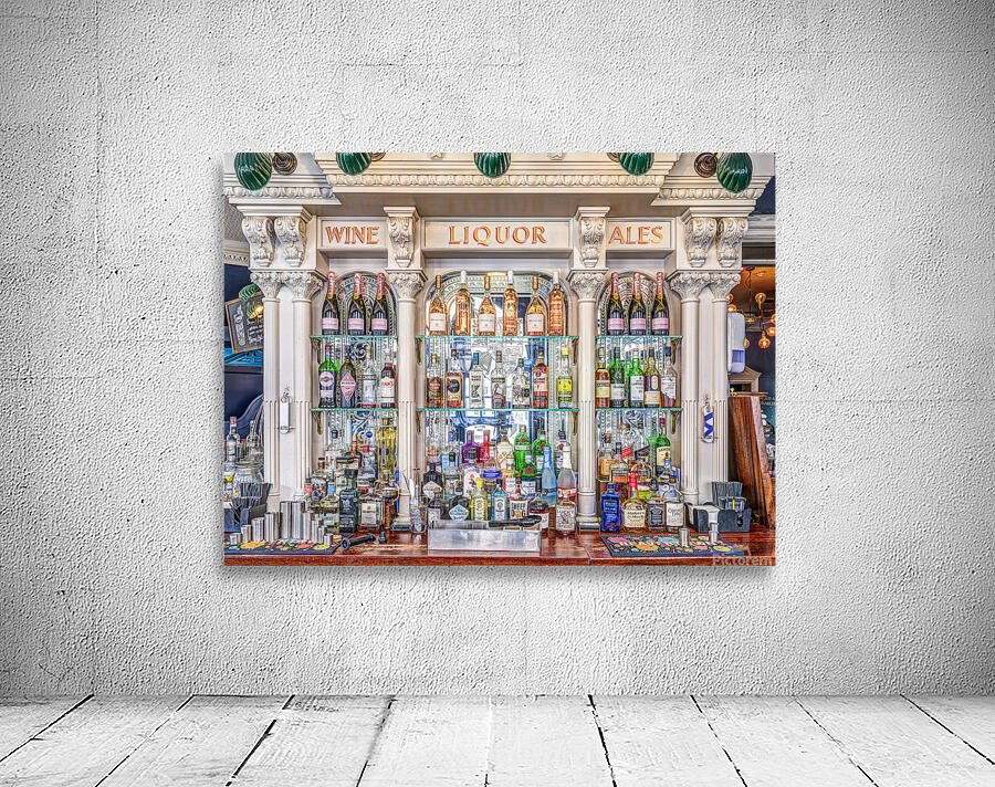 Vintage Spirits Showcase Wall Preview