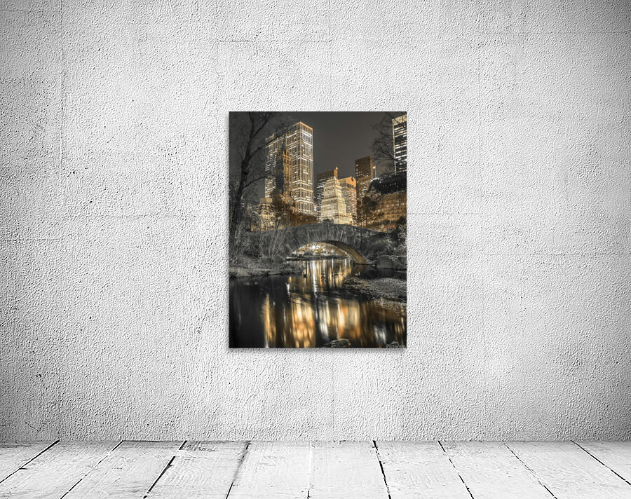 Evening view of Central Park in New York City Wall Preview