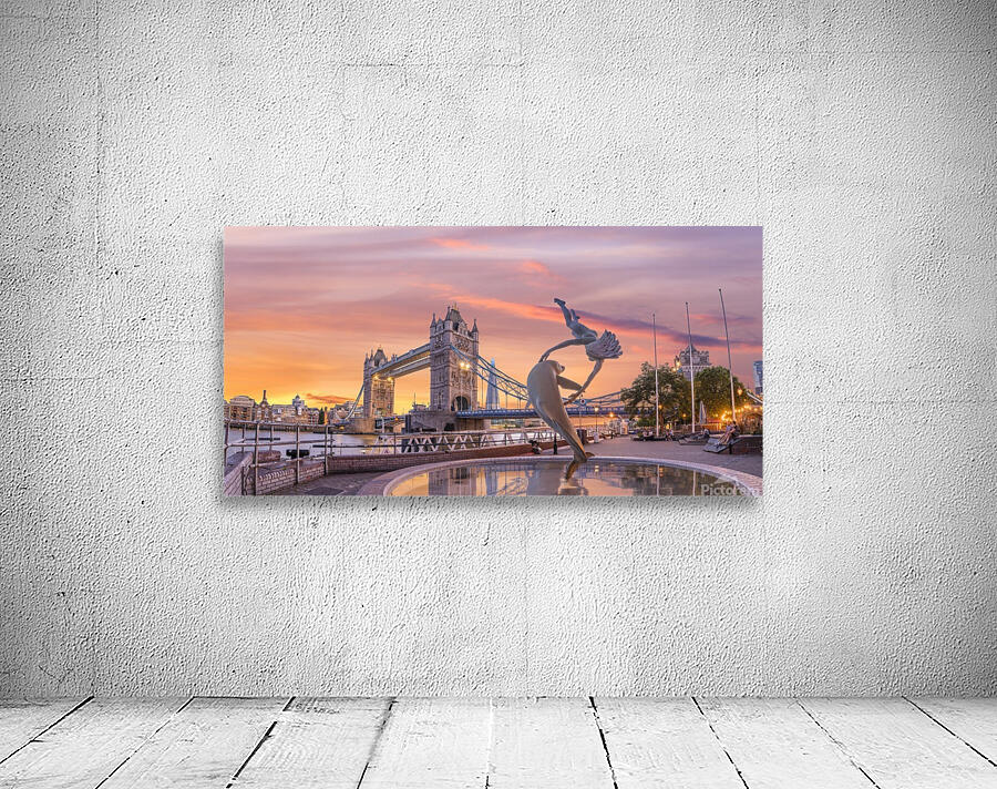 Tower Bridge at sunset, London Wall Preview
