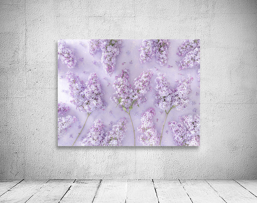 Lilac Flowers Wall Preview