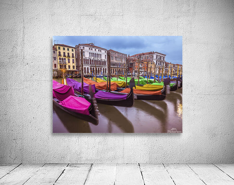 Multicolored Gondolas Wall Preview
